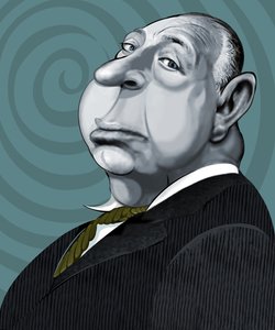 Alfred Hitchcock, 2022 (digitális) alkotó: Neale Osborne