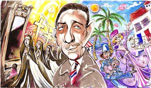 Francis Poulenc francia zeneszerző alkotó: Neale Osborne