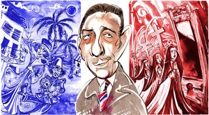 Francis Poulenc francia zeneszerző alkotó: Neale Osborne