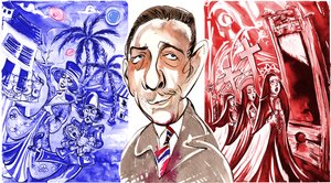 Francis Poulenc francia zeneszerző alkotó: Neale Osborne