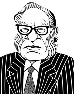 Isaac Asimov, 2019 (digitális) alkotó: Neale Osborne