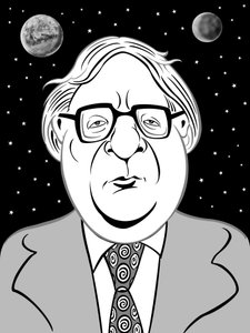 Ray Bradbury, 2019 (digitális) alkotó: Neale Osborne