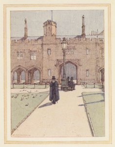 The Charterhouse (színes litográfia)