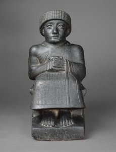 Gudea szobra, ie 2090 körül (diorit)