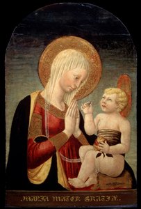 Madonna és gyermek gránátalmával, 15. század