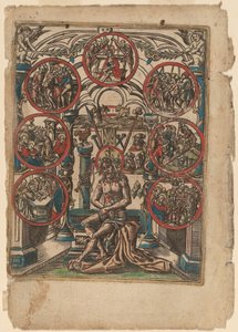 Krisztus, mint a fájdalmak embere alkotó: Netherlandish 16th Century
