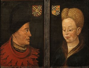 A rettenthetetlen János és a bajor Margit portréi, 16. század