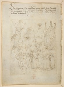 Pamut Julius E. IV, art. 6, The Beauchamp Pageants, 1483 körül (tinta pergamen) alkotó: Netherlandish School