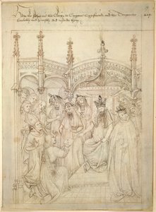 Pamut Julius E. IV, art. 6, The Beauchamp Pageants, 1483 körül (tinta pergamen) alkotó: Netherlandish School