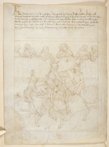 Pamut Julius E. IV, art. 6, The Beauchamp Pageants, 1483 körül (tinta pergamen) alkotó: Netherlandish School