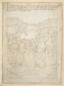 Pamut Julius E. IV, art. 6, The Beauchamp Pageants, 1483 körül (tinta pergamen) alkotó: Netherlandish School