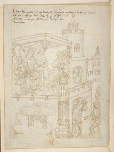Pamut Julius E. IV, art. 6, The Beauchamp Pageants, 1483 körül (tinta pergamen) alkotó: Netherlandish School