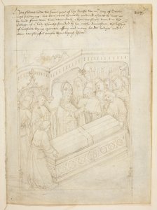 Pamut Julius E. IV, art. 6, The Beauchamp Pageants, 1483 körül (tinta pergamen) alkotó: Netherlandish School