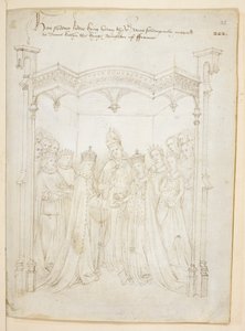 Pamut Julius E. IV, art. 6, The Beauchamp Pageants, 1483 körül (tinta pergamen) alkotó: Netherlandish School