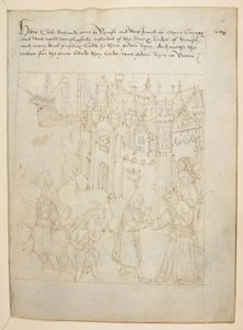Pamut Julius E. IV, art. 6, The Beauchamp Pageants, 1483 körül (tinta pergamen) alkotó: Netherlandish School