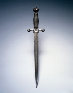 Tőr, 1620-50 körül (acél drótmarkolattal) alkotó: Netherlandish School