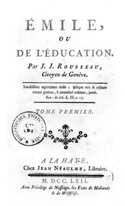 Jean-Jacques Rousseau előképe Emile számára, 1762 alkotó: Netherlandish School
