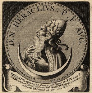 Heraclius bizánci császár portréja. alkotó: Netherlandish School