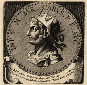 Carus római császár portréja. alkotó: Netherlandish School