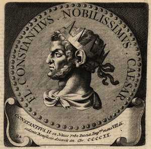Constantius római császár portréja II. alkotó: Netherlandish School