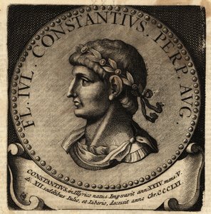 Constantius római császár portréja II. alkotó: Netherlandish School