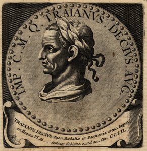 Decius római császár portréja. alkotó: Netherlandish School