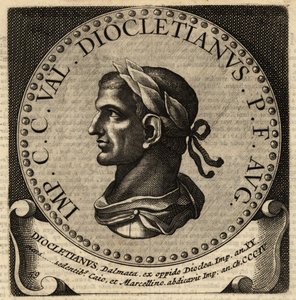 Diocletianus római császár portréja. alkotó: Netherlandish School