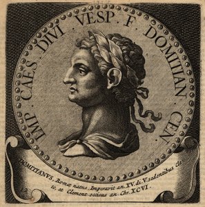 Domitianus római császár portréja. alkotó: Netherlandish School