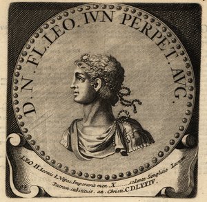 Leó római császár portréja. alkotó: Netherlandish School