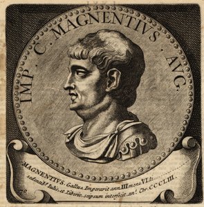 Magnentius római császár portréja. alkotó: Netherlandish School