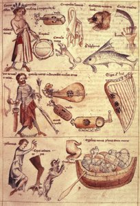 Sloane 3983 fol.13 Az állatöv jelei és szimbólumai, a 