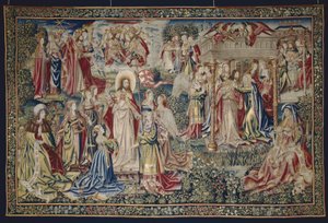 A feltámadás az ember megváltásának allegóriájából, 1500-10. alkotó: Netherlandish School