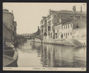 Kilátás a velencei Fondamenta Rossa-ra Velence – Canale e fondamenta rossa (cím a tárgyon)