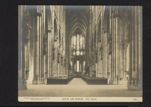 A kölni dóm belseje Köln am Rhein. Dom, Inneres (cím a tárgyon)