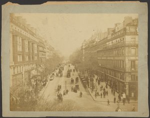 Párizs, Boulevard Montmartre perspektíva
