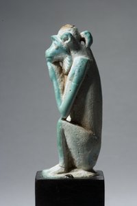 Majom amulettje, 18-19. dinasztia, 1540-1186 (fajansz) (lásd még: 270369)