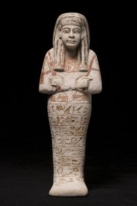 Ushabti egy Wia nevű nőnek, Ramesside-korszak (mészkő)