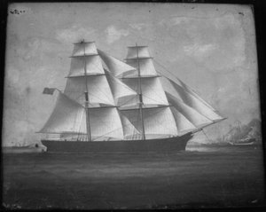 Waverley, McGregor Bros építette, belépés Waipuba, 1863 alkotó: New Zealand School