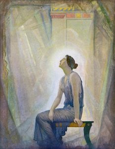 Odüsszea: A gyászoló Penelope (színes litó)