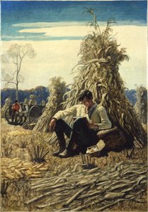 Különös Abe, 1940 (olaj a reneszánsz panelen) alkotó: Newell Convers Wyeth