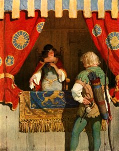 Robin találkozik Mariannal alkotó: Newell Convers Wyeth