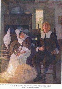 Azt mondta remegő hangon: Miért nem beszélsz magadról, John alkotó: Newell Convers Wyeth