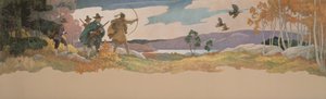 A pulykavadászok, 1941 alkotó: Newell Convers Wyeth