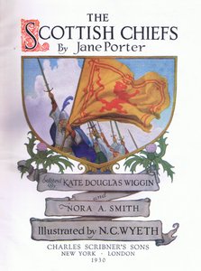 Címlapterv, a The Scottish Chiefstől, amelyet Charles Scribner