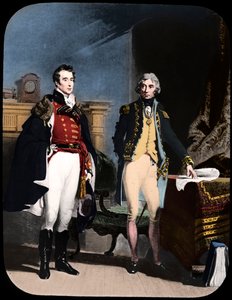 A hadsereg és a haditengerészet, Wellington és Nelson, c1805. alkotó: Newton and Co