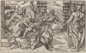 Sámson és Delila alkotó: Niccolò Boldrini after Titian