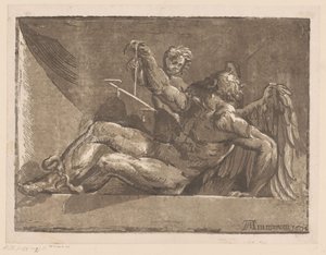 Szaturnusz alkotó: Niccolò Vicentino (attributed to)