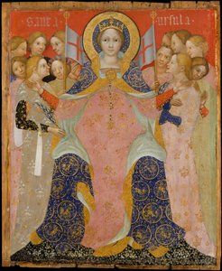 Szent Orsolya és lányai, kb. 1410. alkotó: Niccolò di Pietro