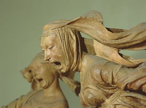 Szűz Mária, a siralomból (terrakotta) alkotó: Niccolo dell Arca