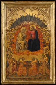 A Szűz koronázása, kb. 1380. alkotó: Niccolo di Buonaccorso
